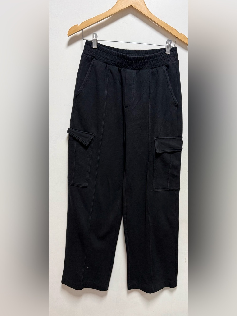 Old Navy Black Wide-Leg Cargo Pants